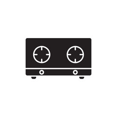 Fototapeta premium Kitchen, stove icon.vector flat black simple trendy style illustration for web and app..eps