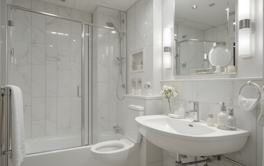 Bathroom Bathtub Toilet Hotel Decoration Interior Design