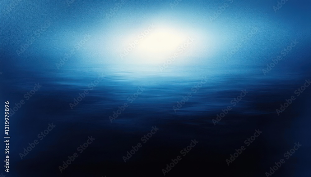 Aufkleber calm blue gradients with soft light and textured flow
