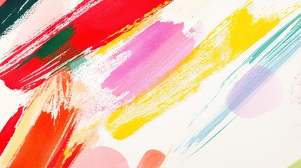 Dynamic Bright Vintage Art Patterns on Light Background