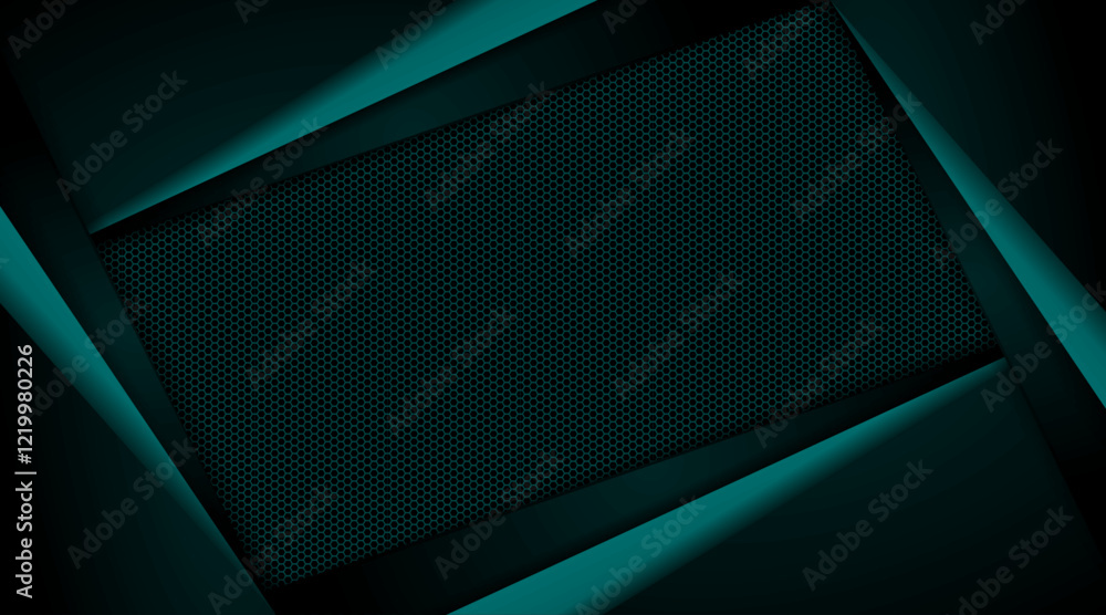 Aufkleber presentation background design with shadow of geometric shape | minimal vector futuristic background