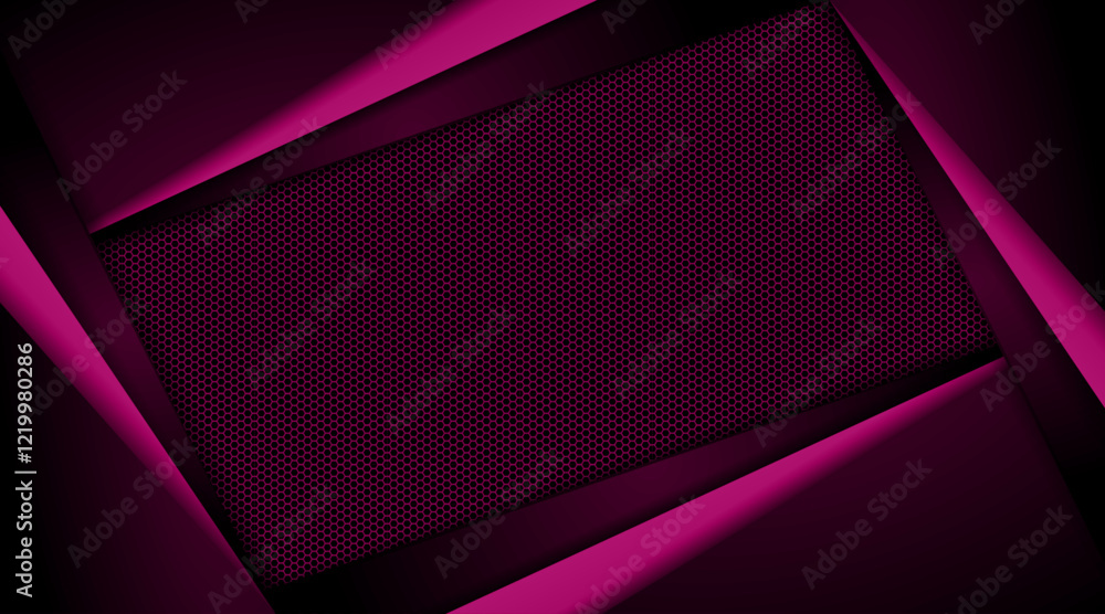 Aufkleber presentation background design with shadow of geometric shape | minimal vector futuristic background