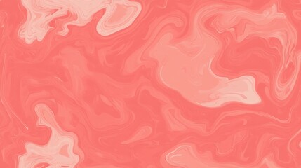Abstract Coral Swirl Liquid Marble Texture Background