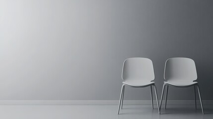 Simple and Elegant Grey Gradient Background: Neutral and Versatile for Design and Presentation