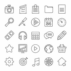 business icons set