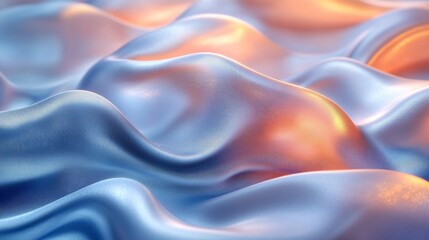 Obraz premium Vivid Silk Waves Unveiling a Kaleidoscopic Symphony of Color and Motion