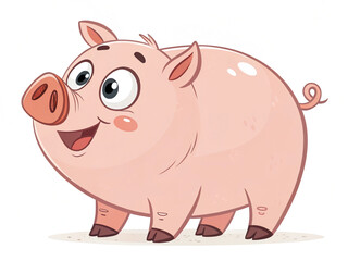 cartoon pig cartoon. pig, pink, animal, piggy, cartoon, bank, illustration, farm, vector, cute, money, coin, piglet, mammal, pork, swine, savings, funny, finance, fat, piggy bank, banking, business, p