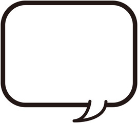 Fototapeta premium Bubble Speech, Square Style 