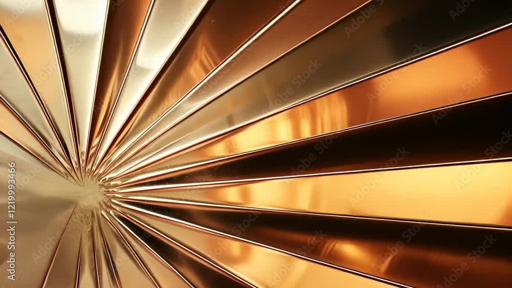 Aufkleber golden rays of reflection dance in a stunning artistic display from a unique design perspective at a