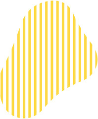 straight line Pattern blob Icon