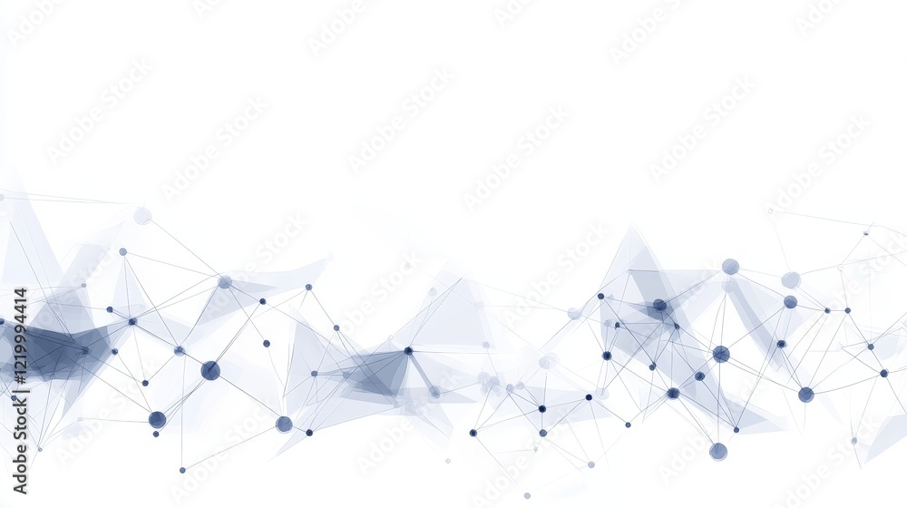 Aufkleber abstract network connection visualization design