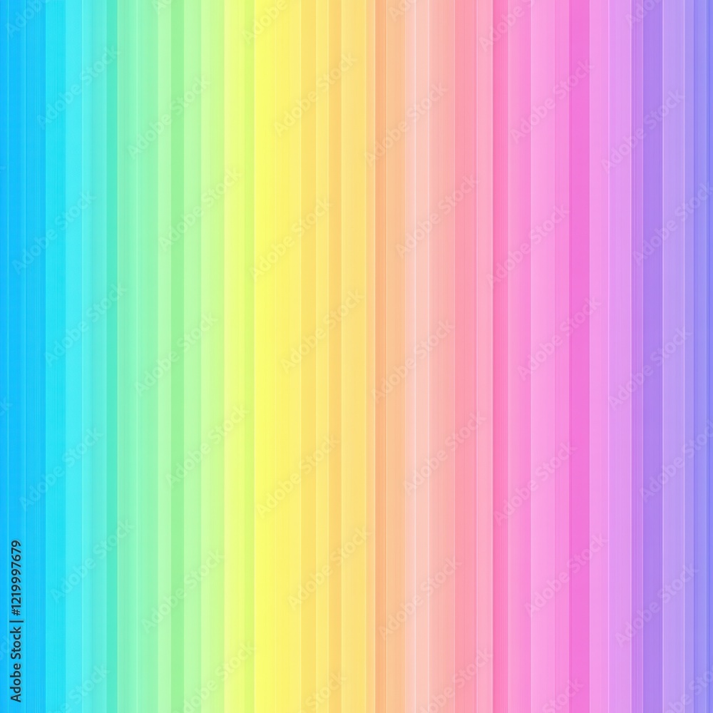 Poster vibrant gradient spectrum backdrop with horizontal rainbow waves