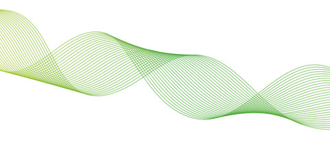 Abstract wave element for design. Digital frequency track equalizer. Stylized line art background.