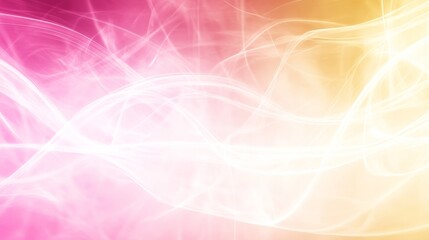 Fototapeta premium Abstract Pink and Gold Swirling Light Design