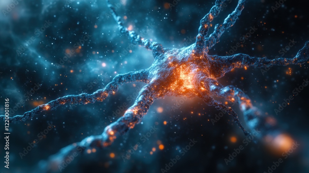 Poster neural network: a microscopic view of the brain's intricate connections