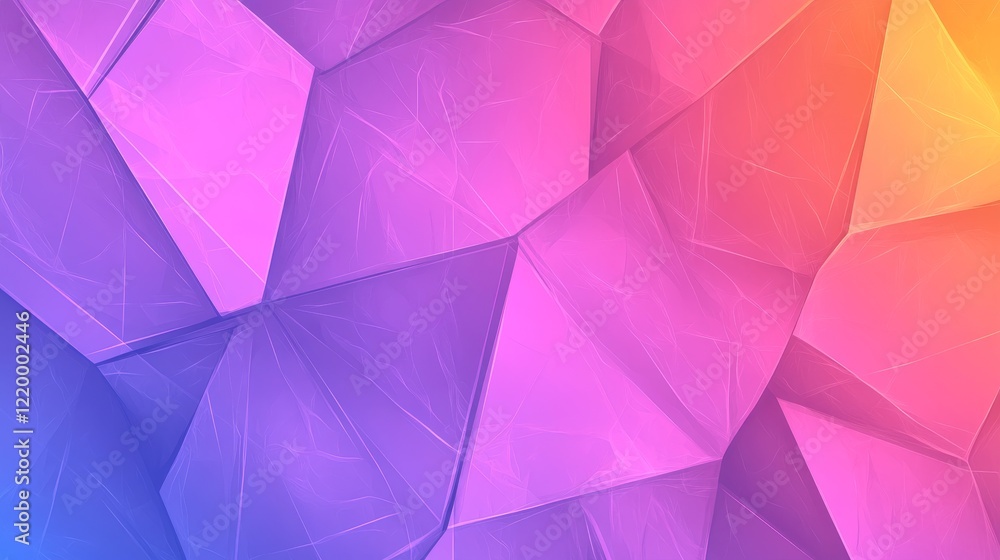 Poster abstract polygonal gradient background design