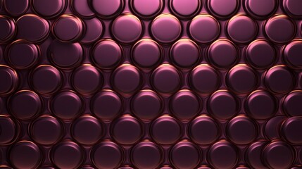 Abstract Purple Metallic Sphere Pattern Background