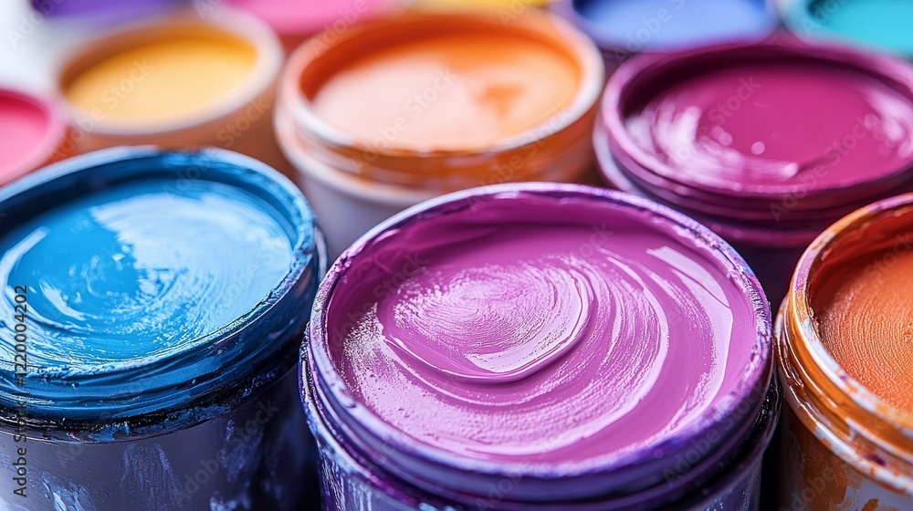 Poster harmony in color: a mesmerizing dance of paint swirls creating an abstract symphony of hues and text