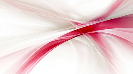 Naklejka premium Abstract Red and White Swirling Design Background