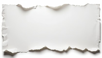 Fototapeta premium Grey adhesive strip paper white background rectangle 