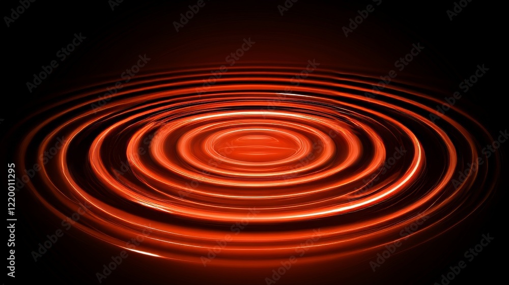 Aufkleber abstract red ripple pattern design background
