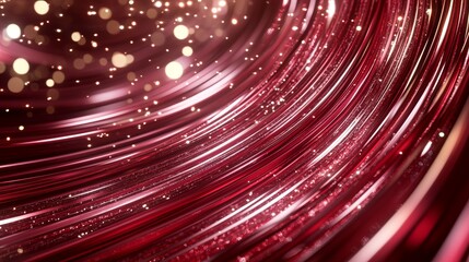 Obraz premium Abstract Red Swirling Glitter Background Design