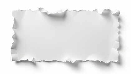 Grey adhesive strip paper white background rectangle
