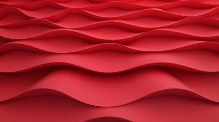 Fototapeta premium Abstract Red Wave Pattern Background Design (3)