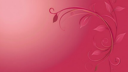Pink Abstract Floral Design Background Image