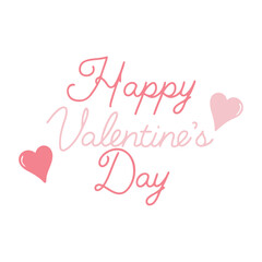 Hand-Drawn Hearts Decorate This Valentine's Typography Banner.