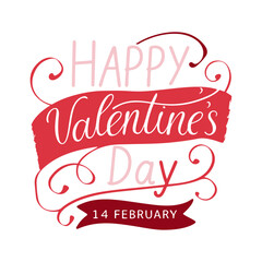 Hand-Drawn Hearts Decorate This Valentine's Typography Banner.