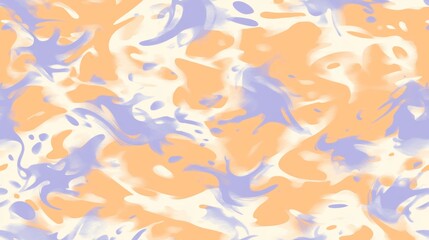 Fototapeta premium Abstract Swirl Pattern in Peach and Lavender Hues