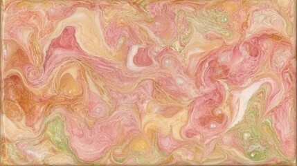 Abstract Swirling Marble Texture Design in Warm Tones
