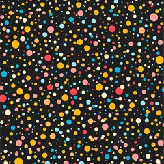 Vibrant Multicolored Abstract Dot Pattern Background for Festive Graphic Design Decor