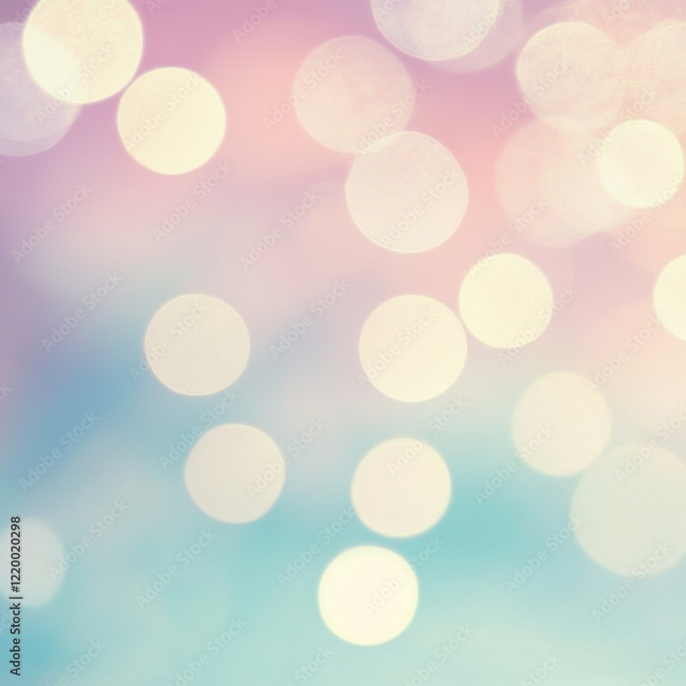 Poster shimmering pastel bokeh background with gradient glow and soft blurred texture