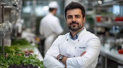 Culinary masterclass featuring a chef restaurant kitchen professional photography modern environment close-up view culinary arts