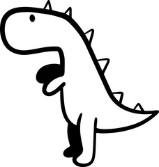 dino kid toy doodle line