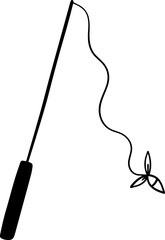 fishing hook kid toy doodle line