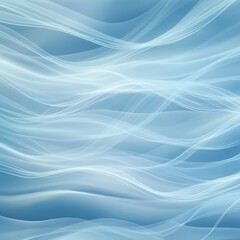 Fototapeta premium Ethereal Blue Swirling Waves of Light and Motion Abstract Digital Fluid Art Background