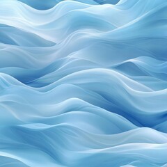 Fototapeta premium Captivating Ethereal Blue Fluid Waves Abstract Background