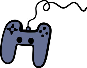 vedio console game kid toy outline doodle