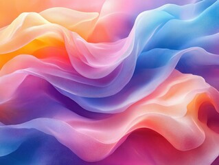 Obraz premium Dynamic Abstract Background with Fluid Shapes and Vibrant Colors in Modern Digital Art