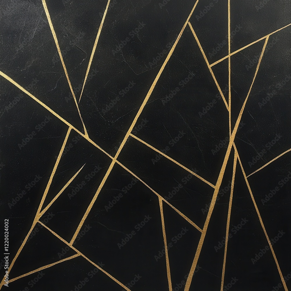 Poster sleek and sophisticated abstract geometric patterns in dark tones