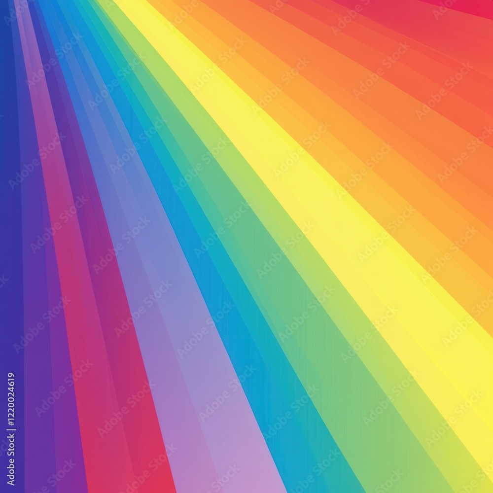 Poster mesmerizing vibrant rainbow gradient abstract background with striking chromatic patterns and dynami