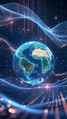earth with space