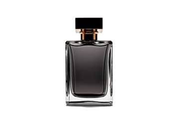 Sophisticated Men Fragrance Bottle with a Bold Black Design