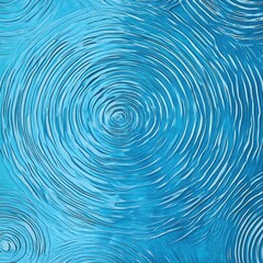 Captivating Spiral Waves of Fluid Motion in Mesmerizing Teal and Blue Tones