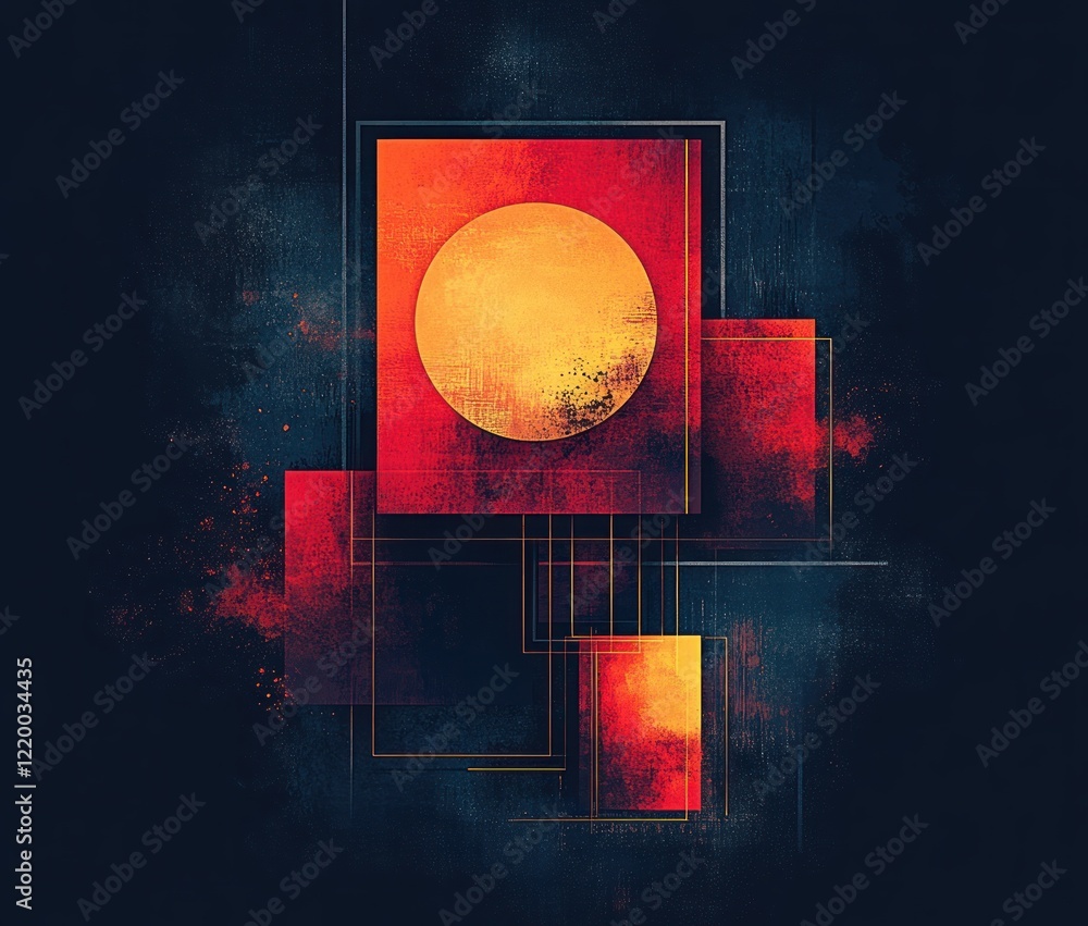 Poster abstract line art frames minimalist design collection