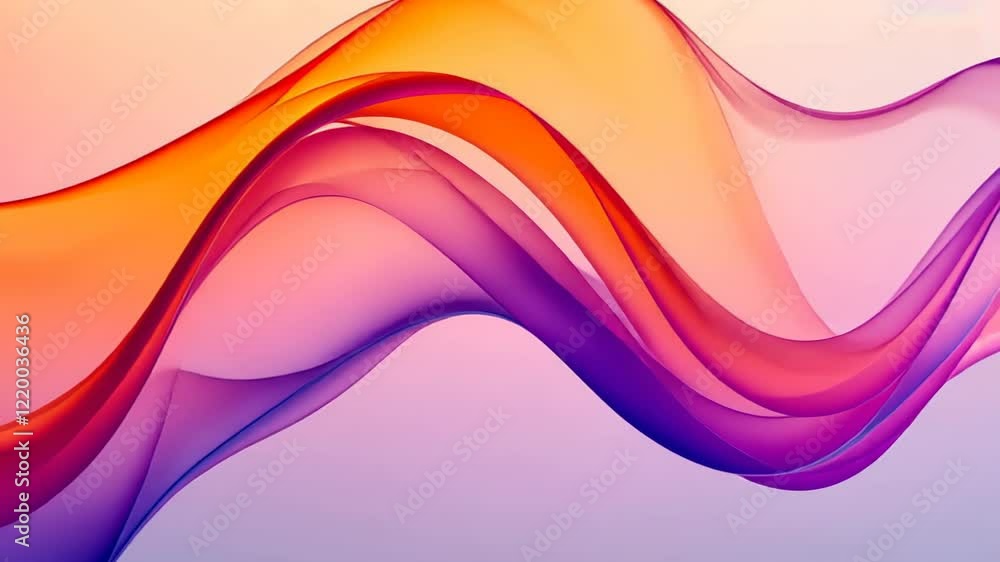Poster colorful waves of fluid motion create a mesmerizing dance of light and shadow in an abstract digital