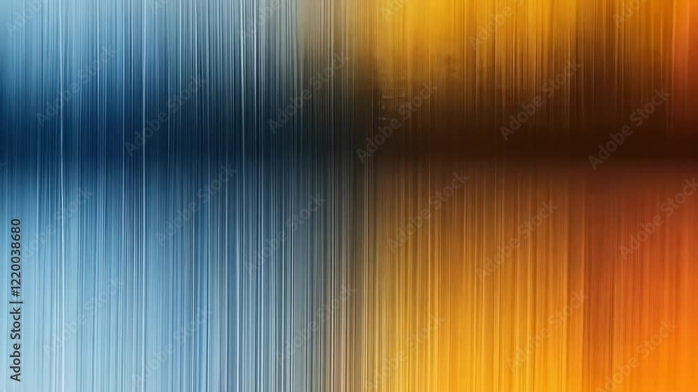 Poster exploring vibrant colors blending in an artistic display of blurred reflections and light. generativ